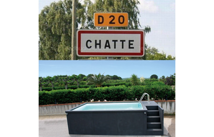 Container piscine 5M25x2M55x1M26 Chatte en Isère