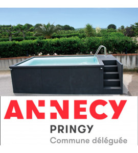 ✅  74370 Pringy Annecy piscine container 5M25x2M55x1M26