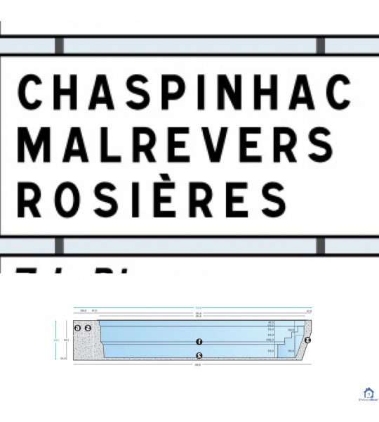 8M50x4M20x1M50 piscine rectangulaire Rosières en Ardèche