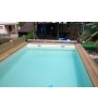 Kit piscine en bois 6Mx4Mx1M30 rectangulaire