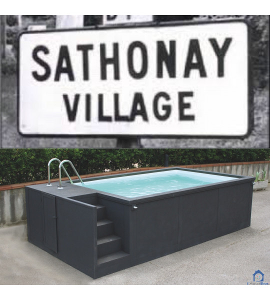 Sathonay (69580) container piscine 5M25x2M55x1M26