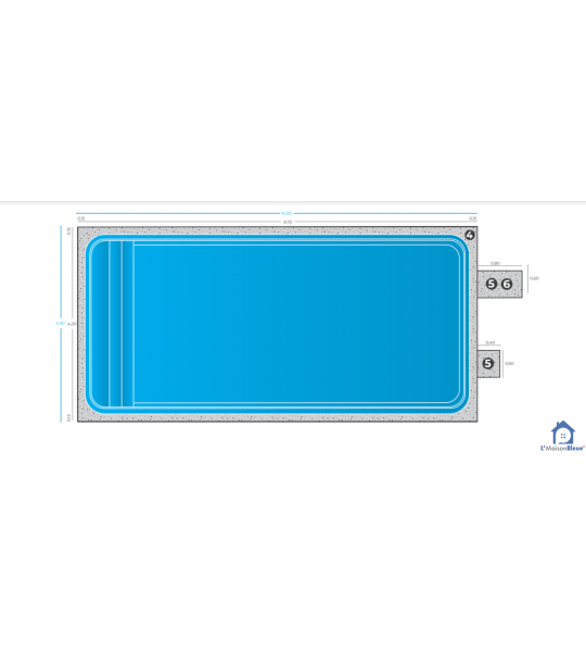 Bassin 9M70x4M20x1M50