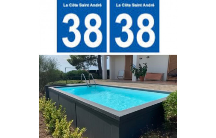 La Côte-Saint-André (38260) Container piscine 5M25x2M55x1M26