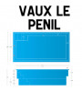 Vaux-le-Pénil (77000) Piscine coque 4M44x2M25x1M45