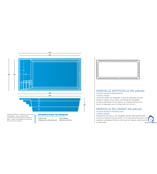 6M95x3M60x1M50 forme rectangle