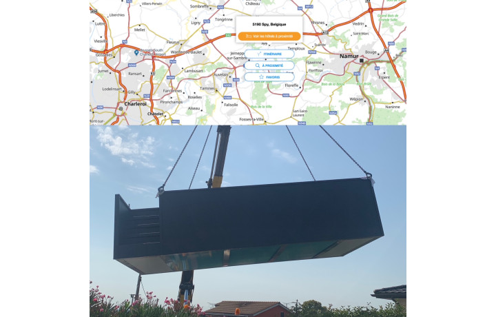✅ Piscine container 5M25x2M55x1M26 (5190) Spy en Belgique