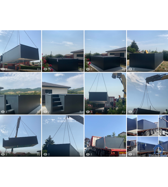 ✅  (Barcelos) - Piscine Container mobile 5M25x2M55x1M26 - Portugal