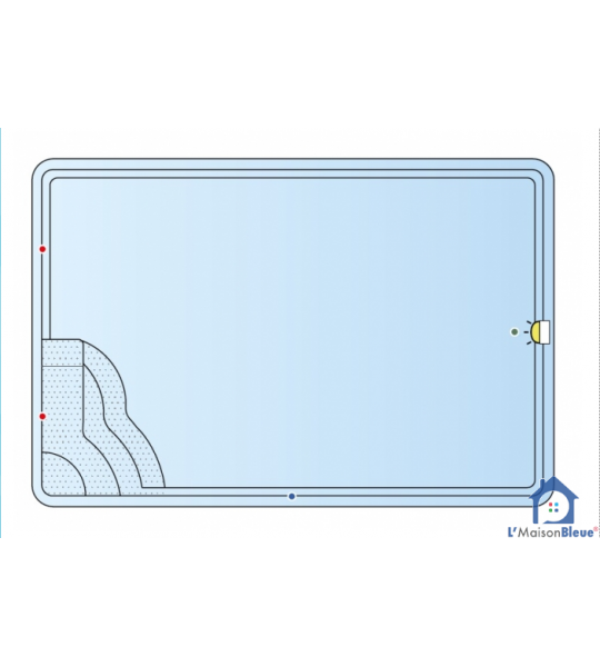 ✅  Piscine 4M80x3M20x1M50