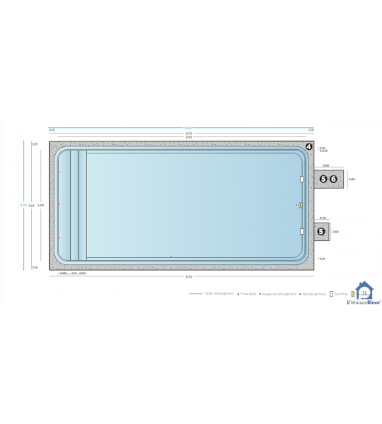 Coque 9M70x4M20x1M50 Verdelot 77510